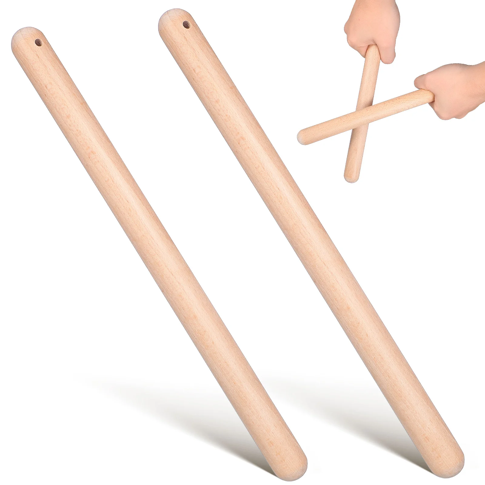 

Wooden Jazz Drumsticks for Percussion Instrument Accessories Taiko Drum Sticks Rhythm Beating Sticks Musical Tools