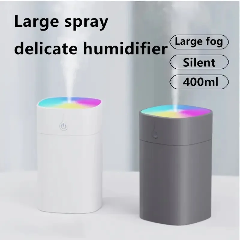 

USB Air Humidifier one Spray Port Essential Oil Aromatherapy Humificador Cool Mist Maker Fogger Purify for Home Office