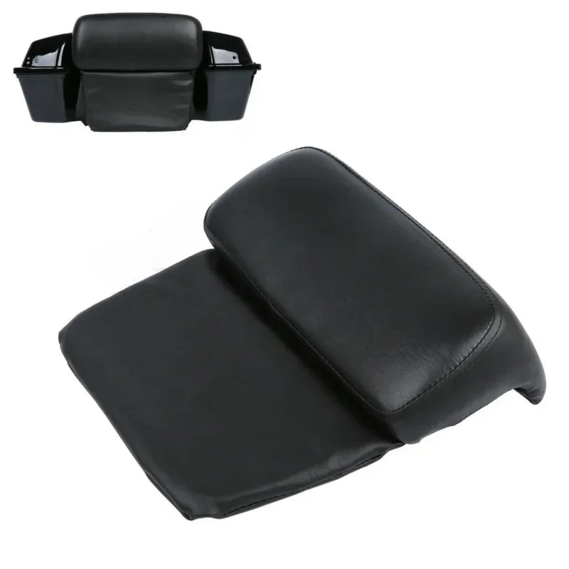 For Harley Touring Electra Street Glide Road King FLHR FLT 1997-2013 Moto Pillow Pad Backrest Chopped Razor Trunk Pack