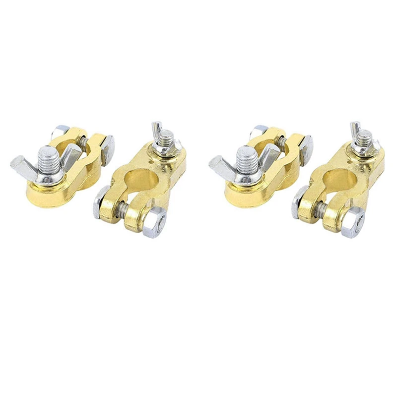 4 Pcs Automotive Car Boat Truck Battery Terminal Clamp Clip Connector Battery Clip Battery Connector