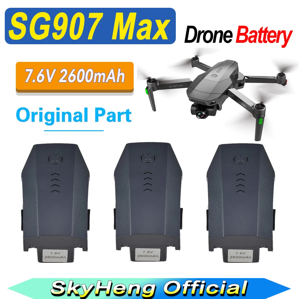 ZLL SG907 Max Original Battery 7.6V 2600mAh 25mins Flight Time For SG907Max 4K Professional Mini Dorne Battary Accessories Part