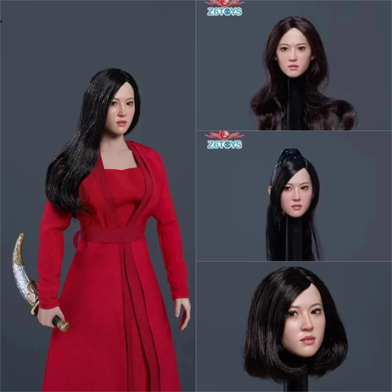 

1/6 Scale Sister-Little Dragon Girl Ancient Beauty Eye Movement Head Sculpt For 12" Female Action Figure Body