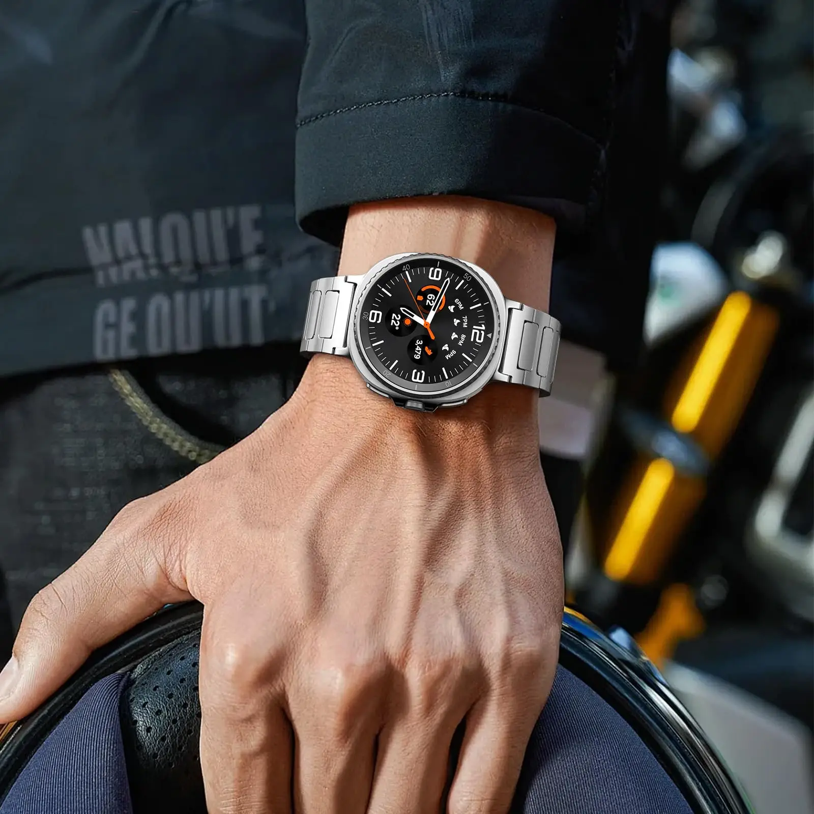 Stainless Steel Band for Samsung Galaxy Watch 8 Classic 8 44mm Luxury Metal No Gaps Strap for Watch 8 40mm Bracelet Watchband