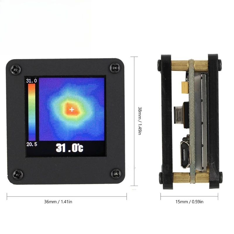 AMG8833 Infrared Thermal Imager, Array Temperature Measurement, Thermal Imager, Infrared Thermal Imaging