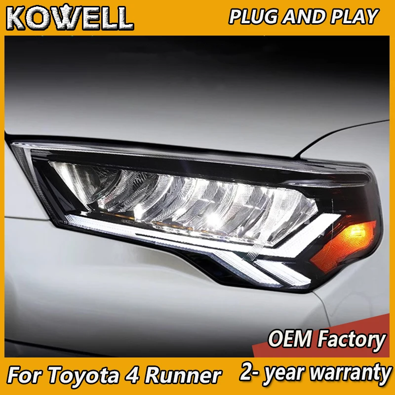 Car Styling for Toyota 4Runner Headlight 2013-2020 4Runner Head Lights 4 Runner DRL Turn Signal High Beam Projector Lens