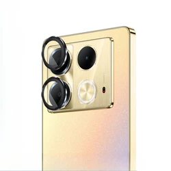 1 Set Lens Protective Film for Infinix Note 40 4G 5G Metal Ring Camera Protectors for Infinix Note40 Lens Glass