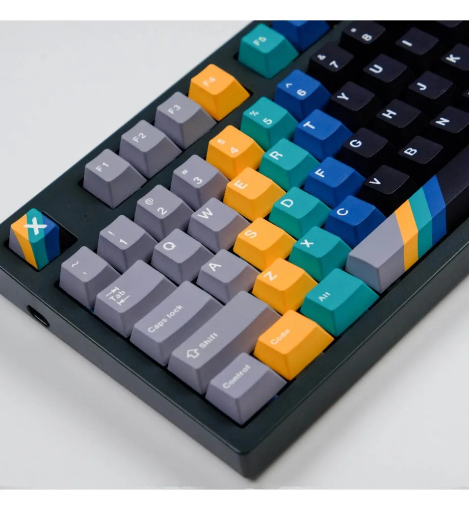 

Record keycap 129 keys PBT material Original height Five-sided sublimation process Suitable for a variety of mechanical