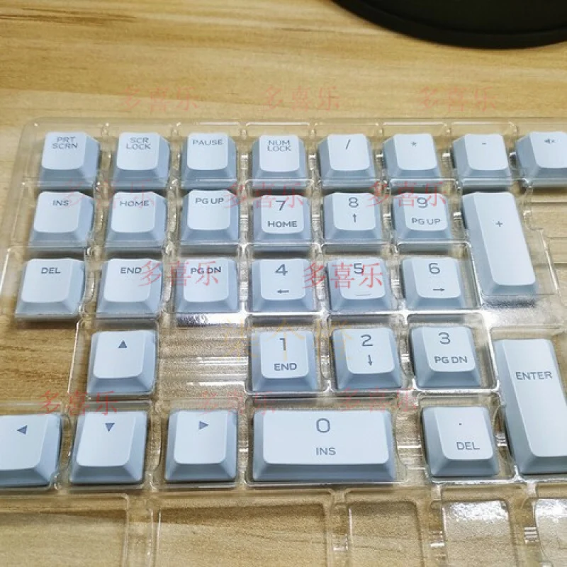 غطاء مفاتيح بديل أبيض واحد AA للوحة المفاتيح الميكانيكية Alienware AW510K