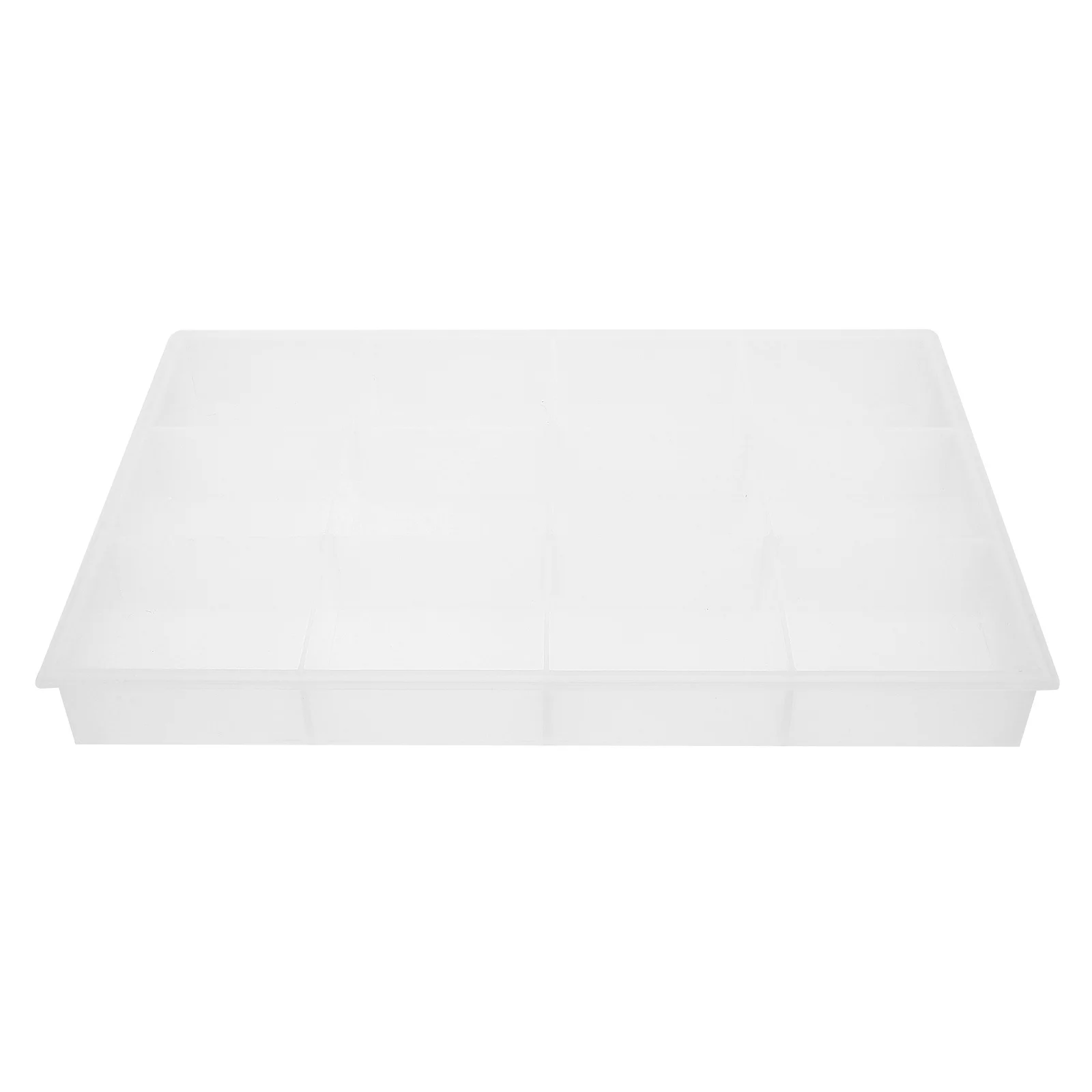 

Parts Storage Box Small 12-Grid Durable Clear Compartment Organizer Box for Jewelry Beads Charms Nails Travel Jewelry Case