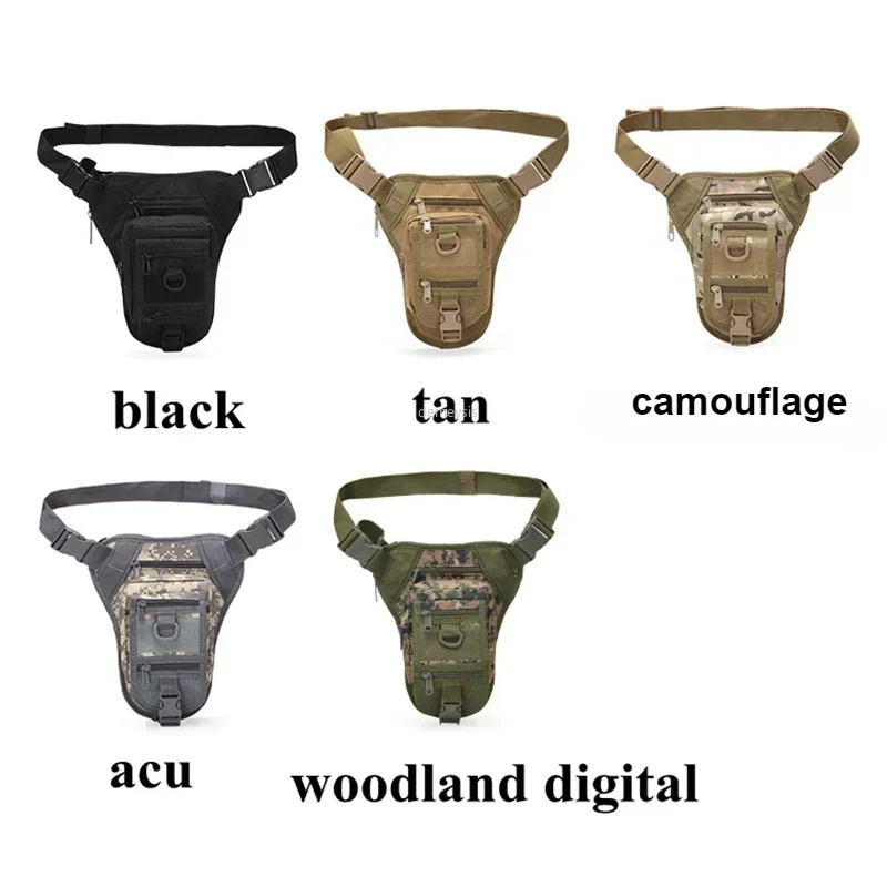 Riñonera Táctica MOLLE Pierna Bolsa Combate Militar - imagen 5