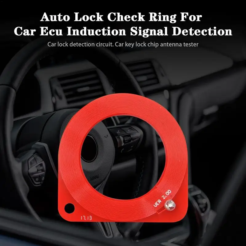 Car Key ECUs Test Coil Checker Automotive ECUInduction Signal Detection Card Car Key Lock Chip Antenna Tester Auto Testing Tool