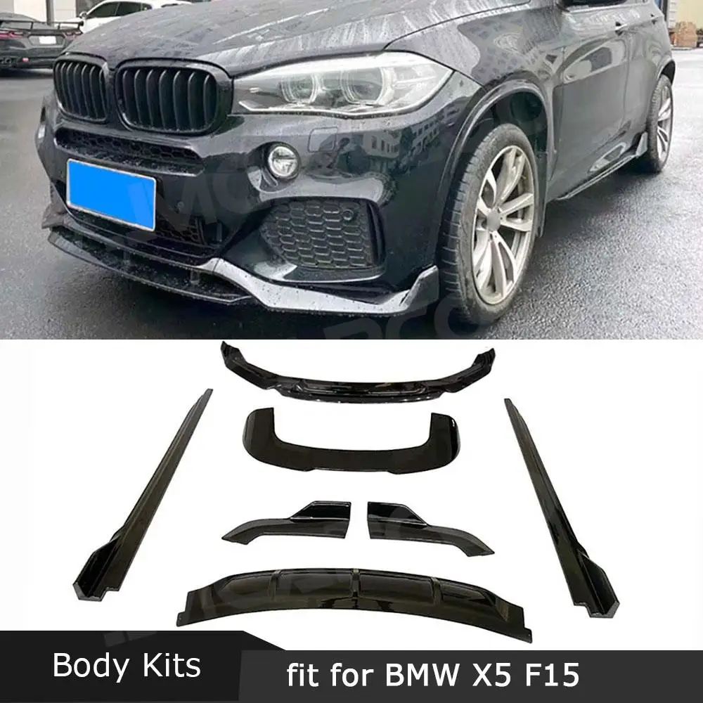 

Car Bodykits For BMW X5 F15 M Sport 2015-2018 Front Lip Rear Roof Spoiler Side Skirts Extension Rear Diffuser Side Splitters