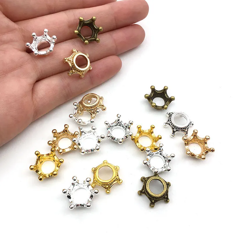 50pcs Small Crown Alloy Jewelry Accessories Popular Jewelry Material Headgear Hair Accessories Handmade DIY Jewelry Accessories
