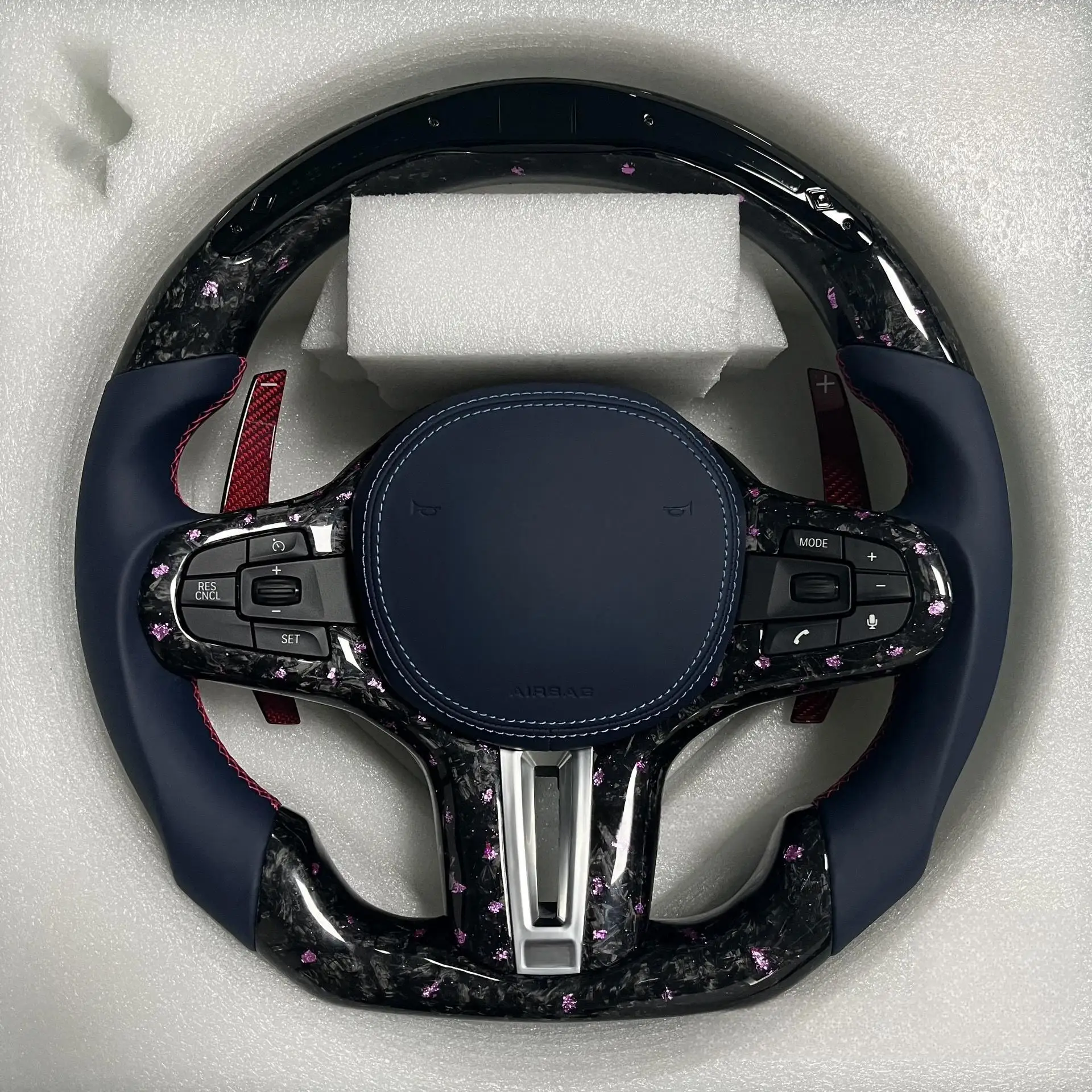 

For Customized Steering Wheel For Bmw F20 F30 F80 F10 X1 X2 X3 X4 X5 X6 M5 M4 M3 Carbon Fiber Steering Wheel With LED Steering W