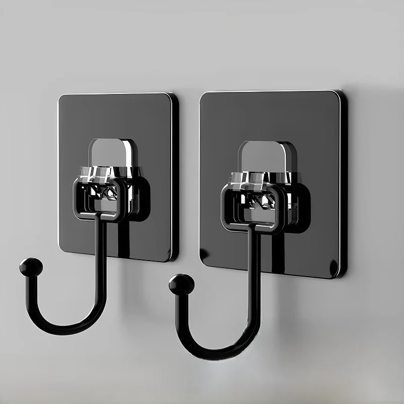 2 PCS large heavy-duty wall hooks, self-adhesive hooks, miscellaneous hooks, waterproof, practical kitchen hook accessories