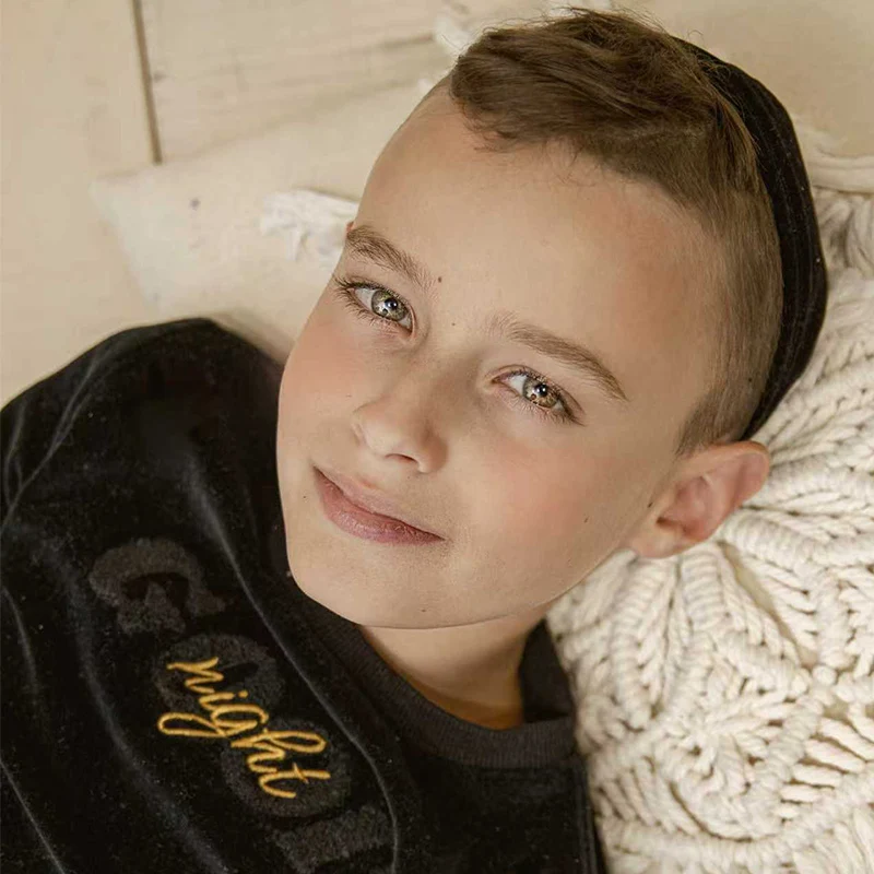 

Family matching clothes velour kids pajamas fall collection girl dress boys top tee shirt baby romper pajamas fur embroidery