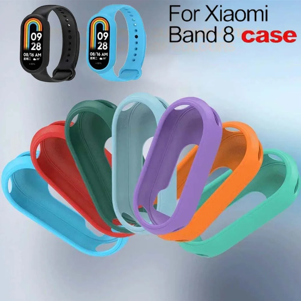 TPU Silicone Watch Case For Xiaomi Band 8 9 case Protective Shell For Xiaomi Band 8 Smart Bracelet Case For Mi Band8 Accessories