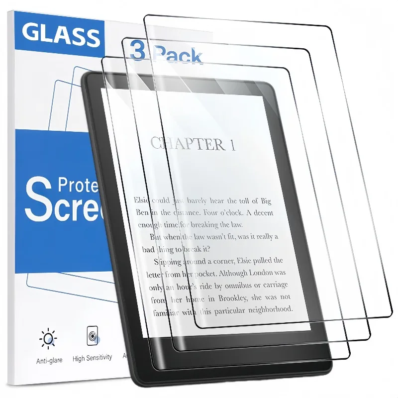 

Закаленное стекло 9H для Kindle Paperwhite 2024, защитные пленки для экрана, ультрапрозрачные защитные пленки для Paperwhite 2024, 7 лет, аксессуары