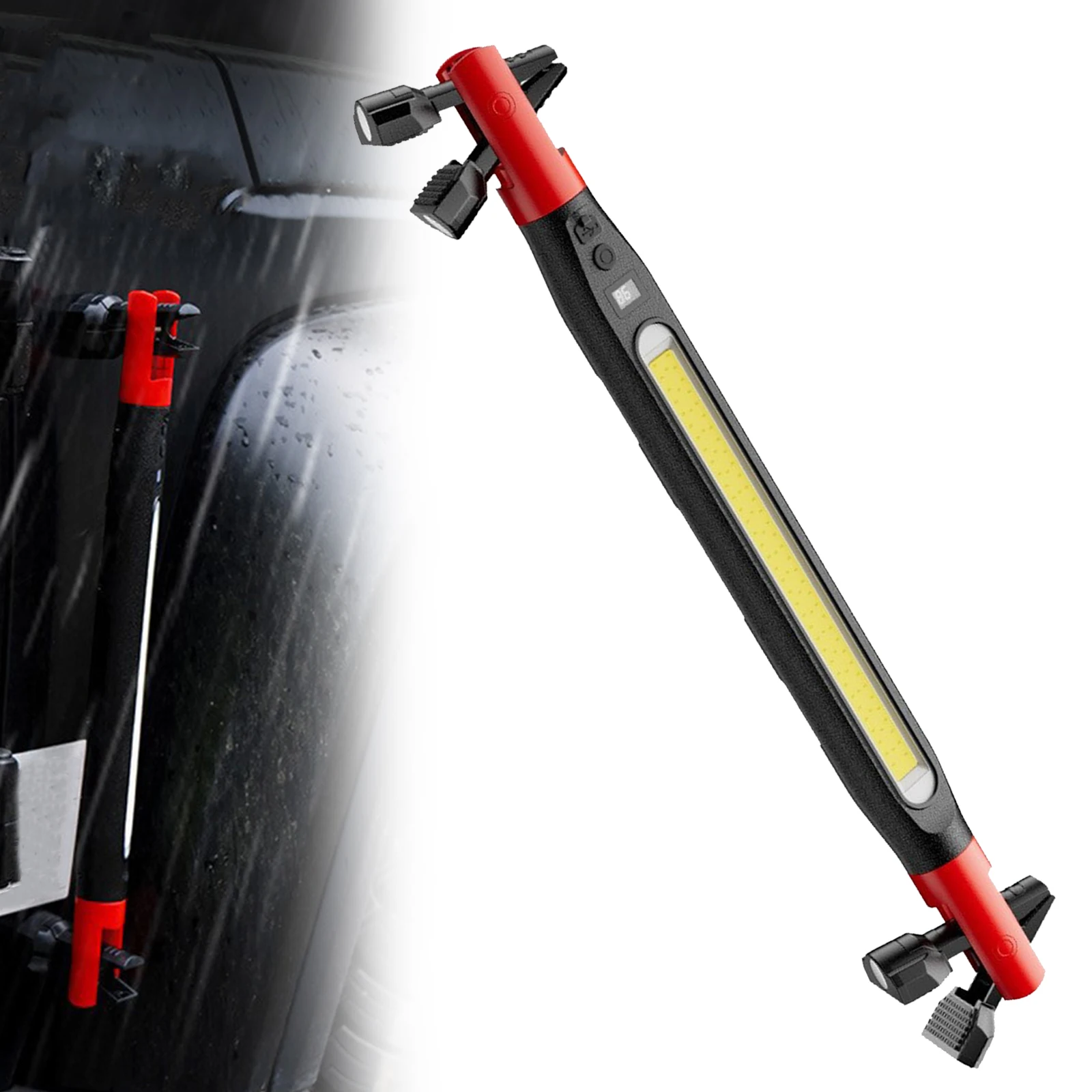 

Перезаряжаемый беспроводной портативный фонарь с магнитным основанием и крючками, мощный светодиодный рабочий фонарь, суперяркий фонарик для гаража и автомобиля