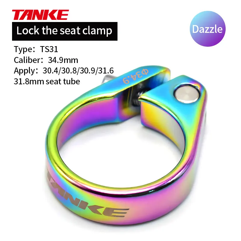 TANKE-MTB Rennrad-Sattelstützenklemme, schnelle Freigabe, ultraleichte Aluminiumlegierung, Mountainbike-Sattelstütze, Fahrradteile, 28,6, 31,8, 34,9 mm