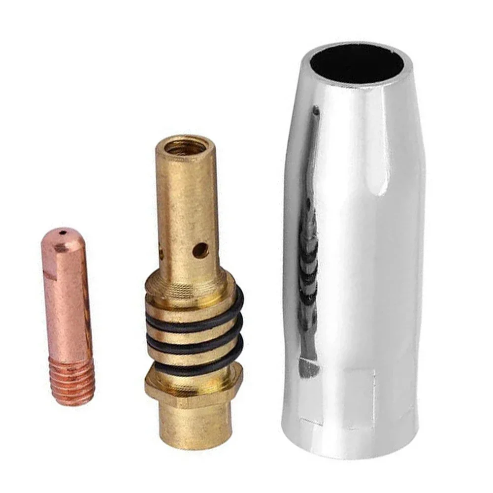 Imagem -03 - Bicos de Gás Mig Mag para Soldagem mb 15ak Mig Mag para Equipamentos de Soldagem a Gás Inerte com Bico Vara Bicos de Soldagem m8 0.81.2 mm