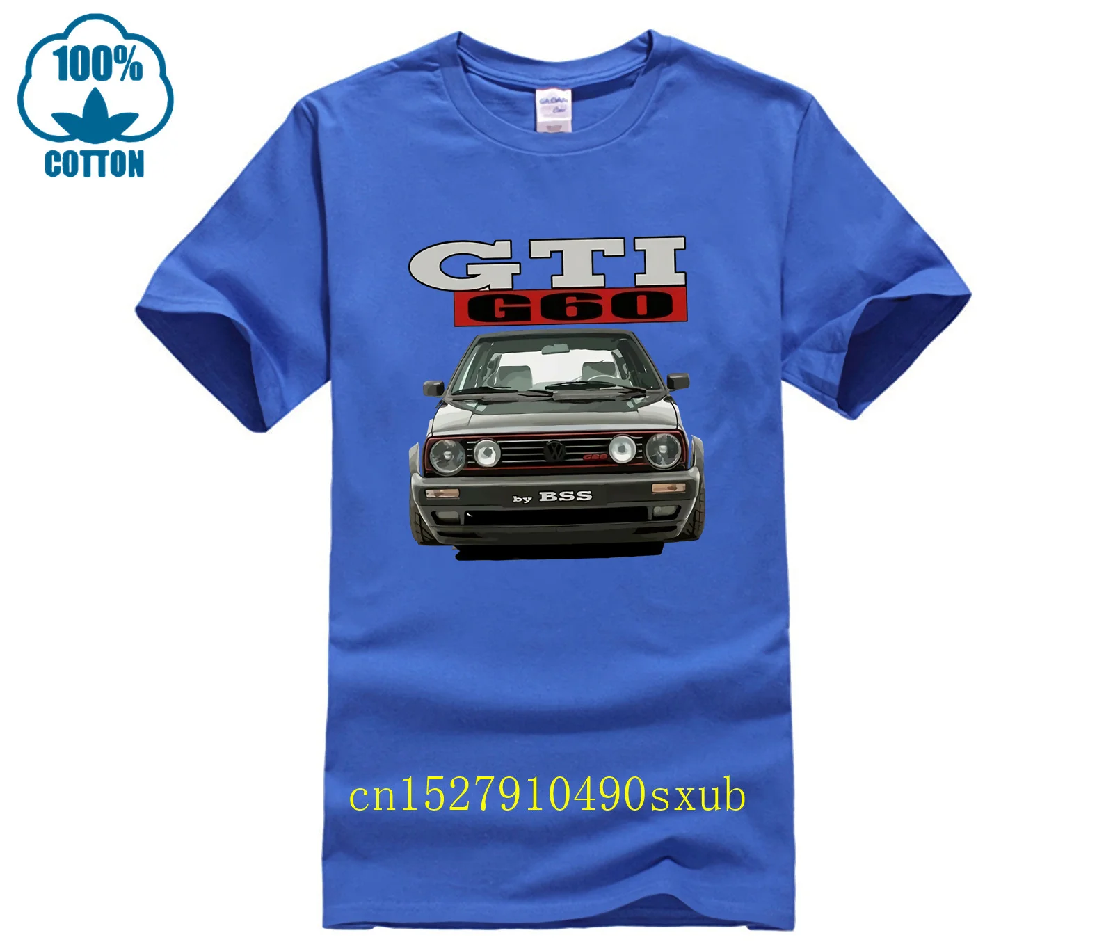 Tee shirt Golf gti g60 voiture de légende