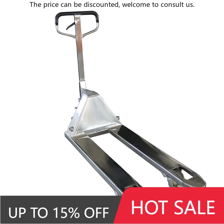 

3 Ton 304 Stainless Steel Manual Hydraulic Pallet Truck 3000kg Stainless Steel Pallet Truck