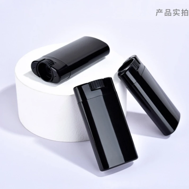 4 개/몫 15ml/15g 빈 타원형 립 밤 튜브 플라스틱 흰색 고체 향수 데오도란트 용기 휴대용 메이크업 립스틱 튜브 미니