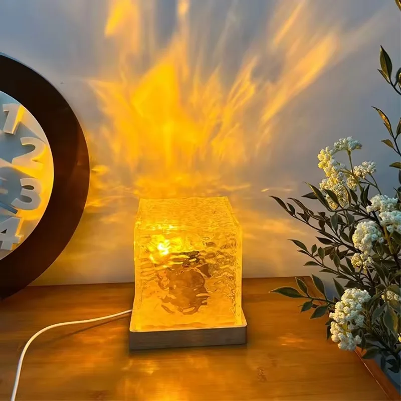 تموج الماء ضوء الليل الإبداعية رأس السرير جو ضوء هدية رومانسية السماء المرصعة بالنجوم ضوء الإسقاط عيد الميلاد ضوء الليل هدية