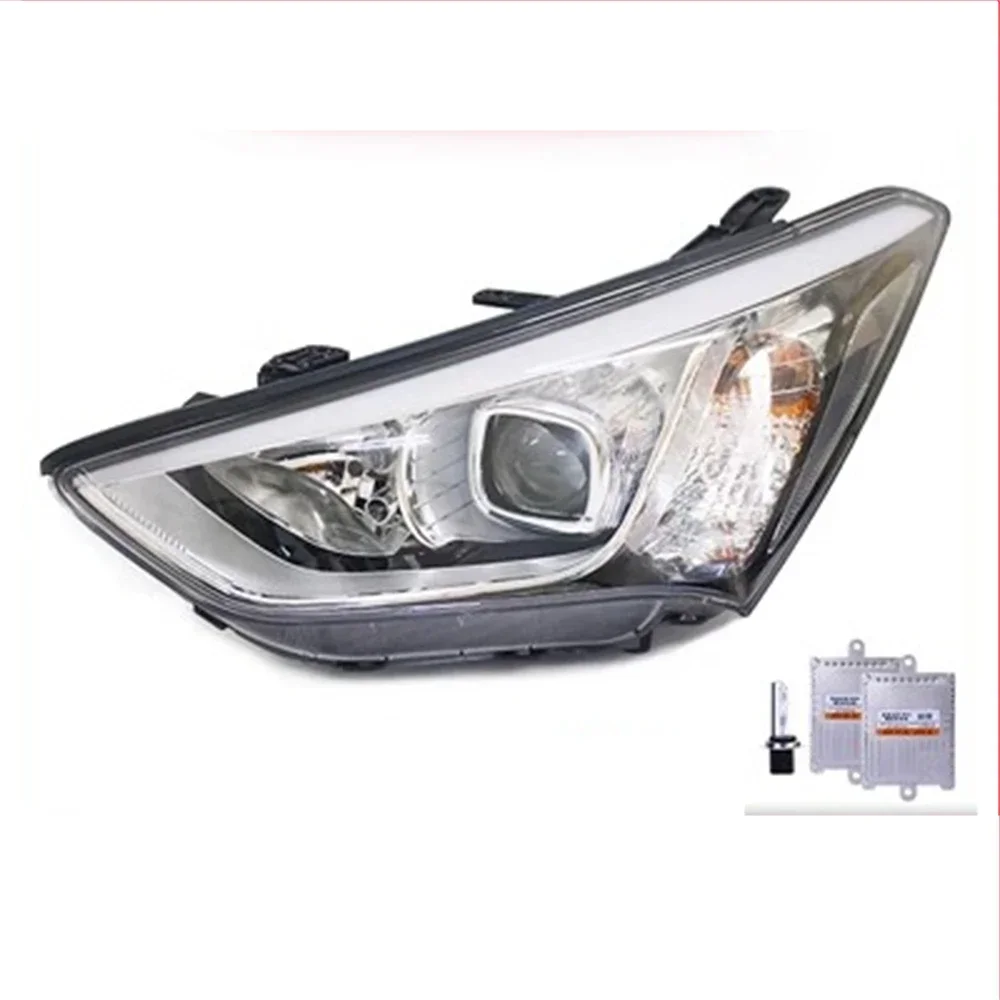 Car front lamp Led Headlight Assembly for 13-15 Hyundai Santafe ix45 DRL daytime running Light turn signal