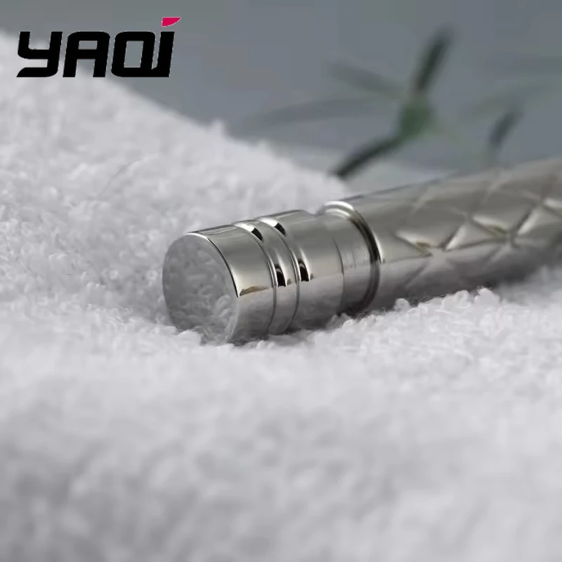 YAQI Harlequin Polished 303 Stainless Steel Safety Razor Handle Classic Men's Shaving Tool Grooming Accessory