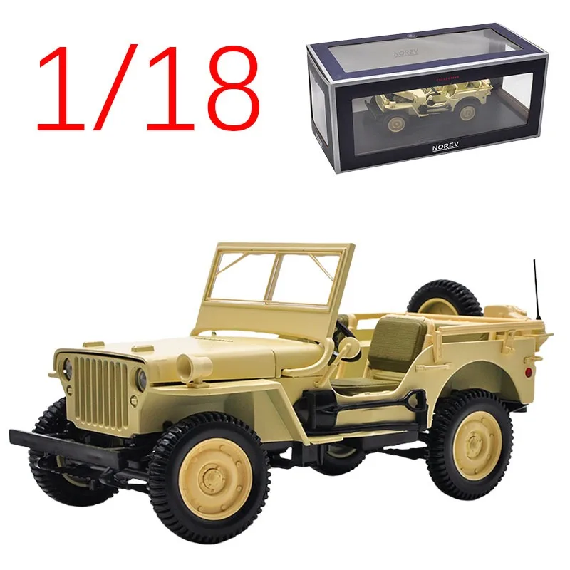 

FLAW Diecast 1/18 Scale NOREV JEEP Willis 1924 Alloy Model Cars Play Vehicles Toys for Boys Gift Original Box