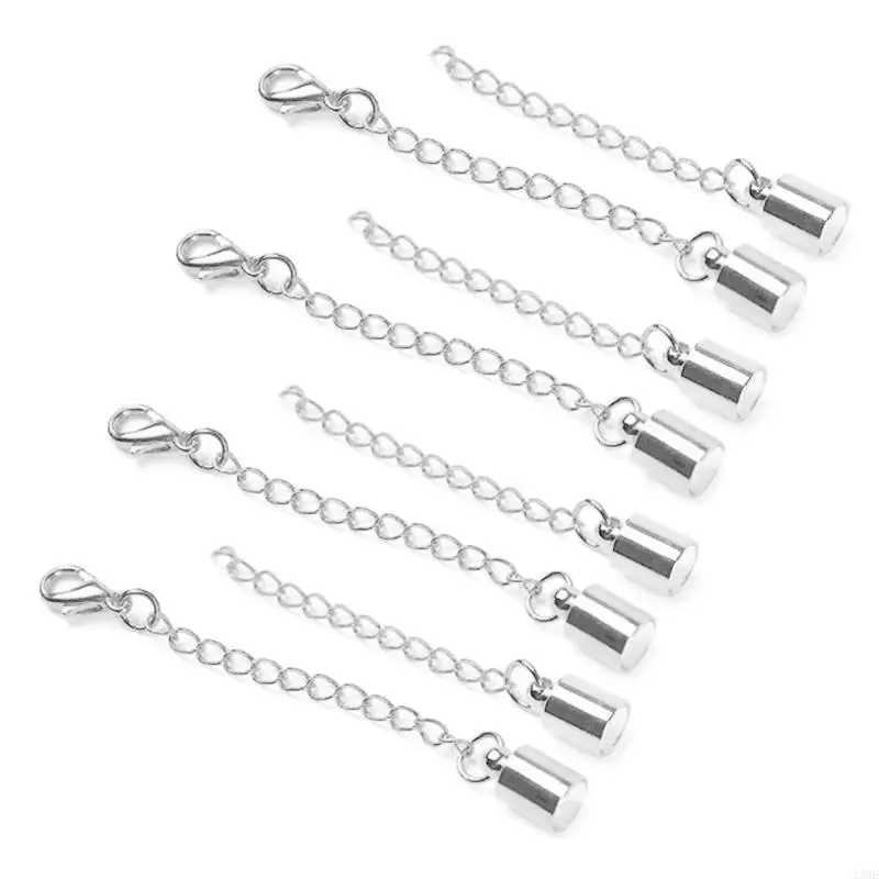 23GE 4 Pcs Adjustable Chain Extender Stylish Necklace and Bracelet Extenders