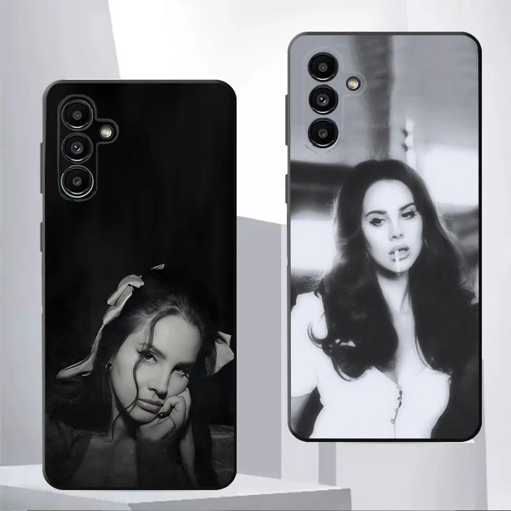 L-Lana Del Rey Singer  Phone Case For Samsung Galaxy A13,21s,22,31,32,52,53,71,80,91 Black Soft Cover