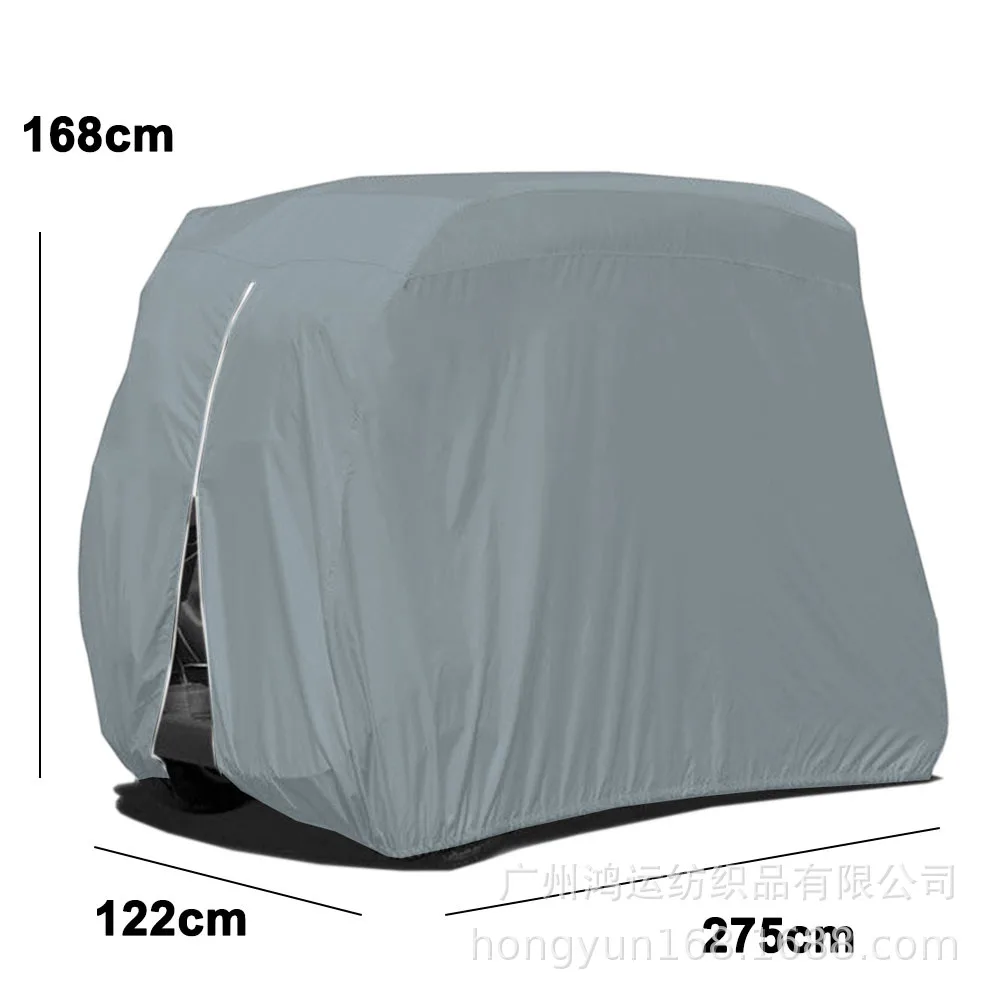 210D Oxford Grey Golf Cart Cover