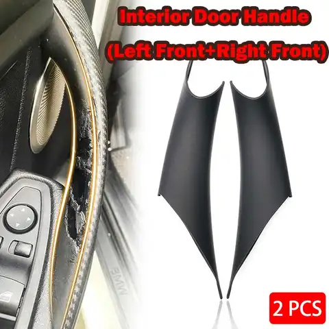 New 2X Interior Door Pull Handle Covers Fit BMW 3 Series F30 F31 F34 F80 & 4 Series F32 F33 F36 F82 F83, Front Left & Right Pair