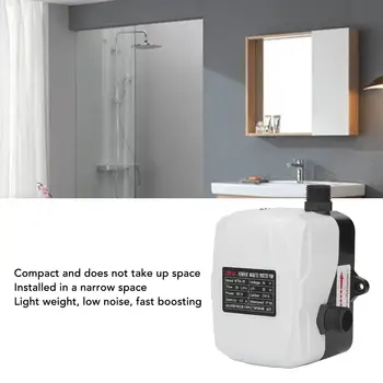 Posilovací čerpadlo tlaku vody pro domácí posilovací čerpadlo vody, posilovací čerpadlo, vysoký tlak vody 180 W pro kuchyňský dřez, sprchu, DC24V 8 nejlepší prodej Tlakové čerpadlo do koupelny - №6