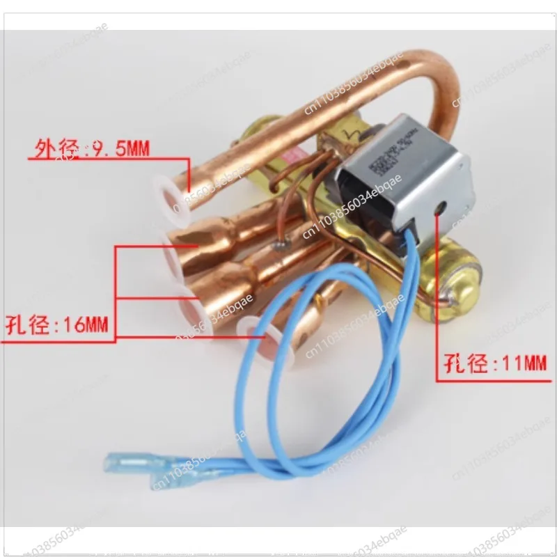For Air Conditioner Four-way Reversing Valve 1P/1.5P/2P/3P/5P10-horse Air Conditioner Four-way Valve Solenoid Valve with Coil