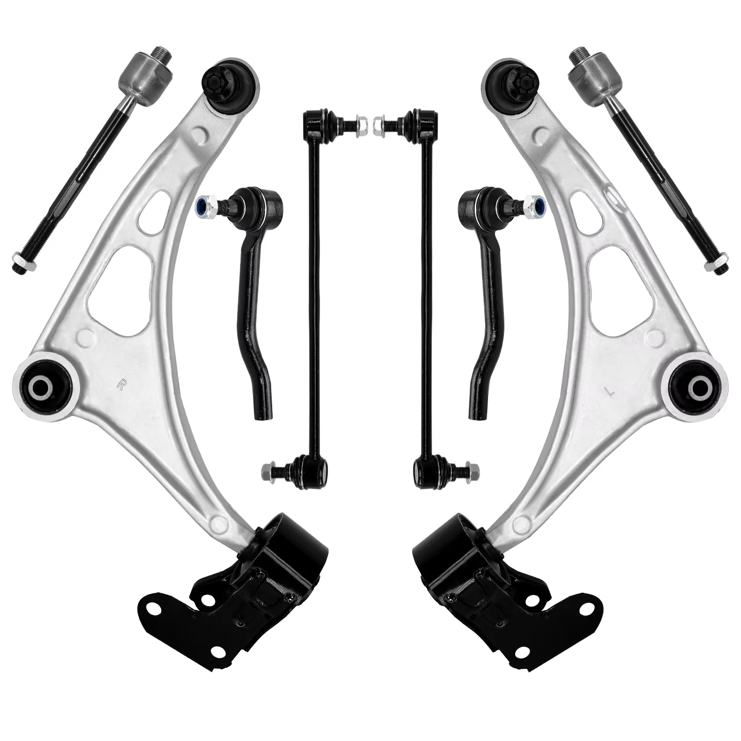 

Svenubee 8Pcs Front Lower Control Arm Sway Bar Link Outer InnerTie Rod for Acura MDX Honda Pilot Passport Ridgeline 2014-2022