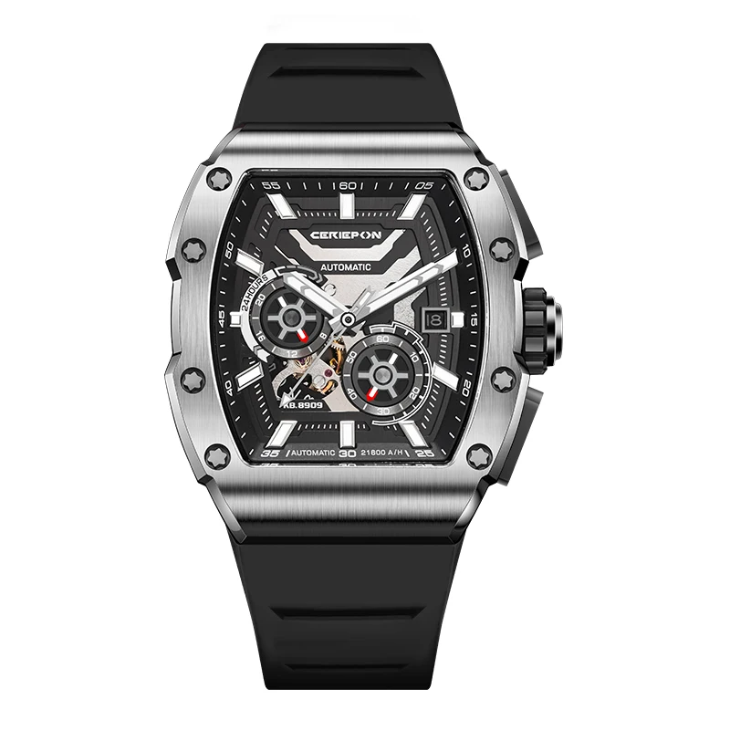 2026 Luxe automatische horloges Heren mechanisch horloge Armbandaccessoires Richard Style Waterdicht roestvrijstalen klok Relogio