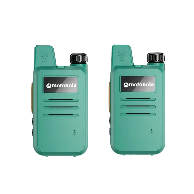 Mini walkie-talkie, double-hole K-head earphone TYPE-C direct charging 16 channels