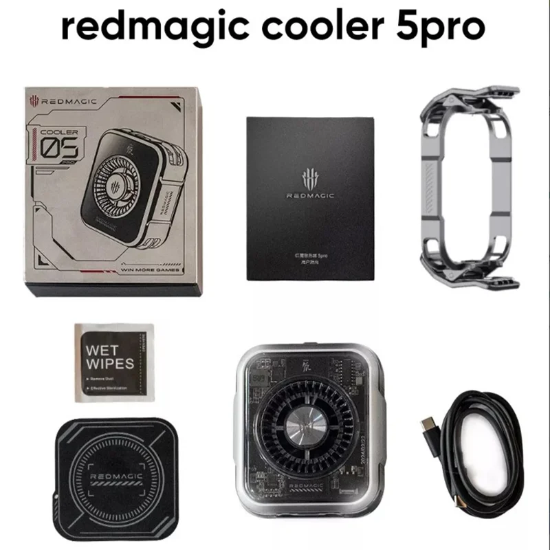 RedMagic Magnetic Cooler 5 Pro VC Liquid Smartphone Cooler Gaming Cooling Fan for Redmagic Iphone Xiaomi Poco X6 Pro Ipad Cooler