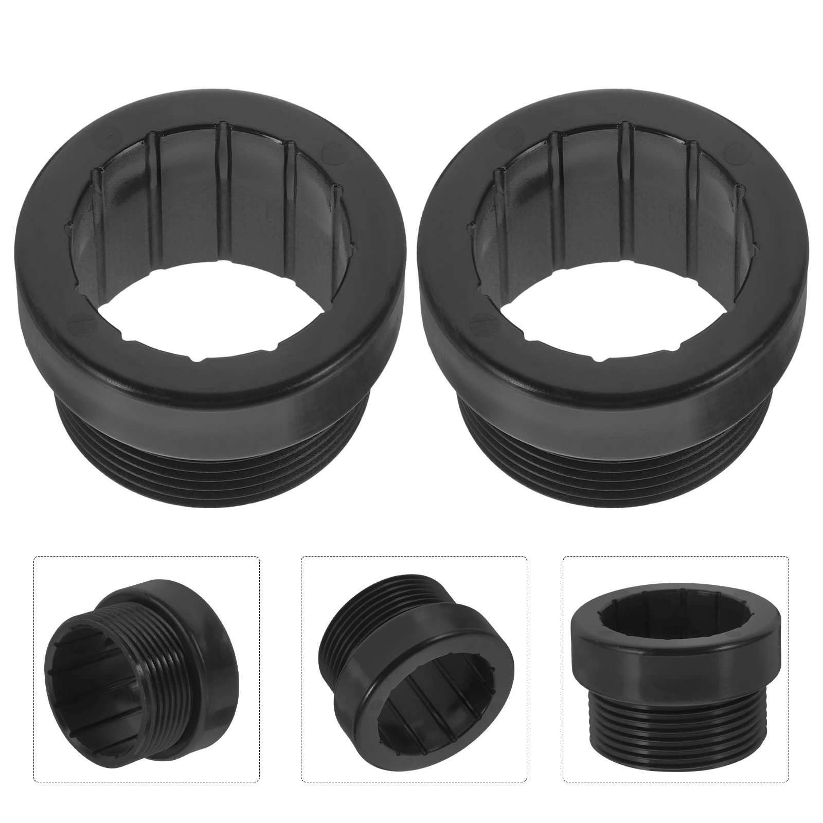 

Universal Umbrella Rod Stabilizer Adapter Pool Sleeve Outdoor Black Plastic Patio Wind
