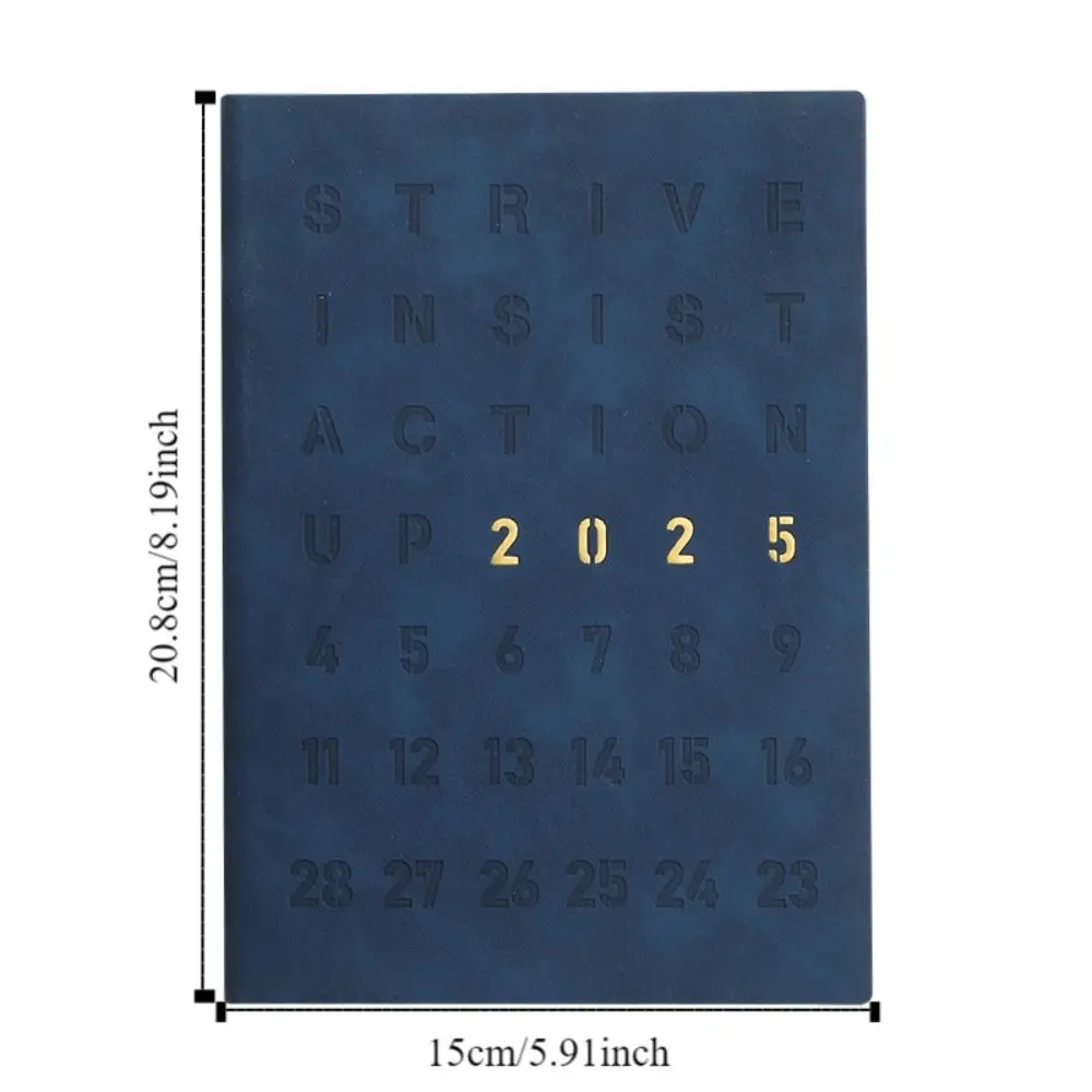 English A5 Agenda Notebook To Do List Taking Notes 365 Days Notepad Time Organizer Diary Notepad 2025 Schedule Planner Notepad