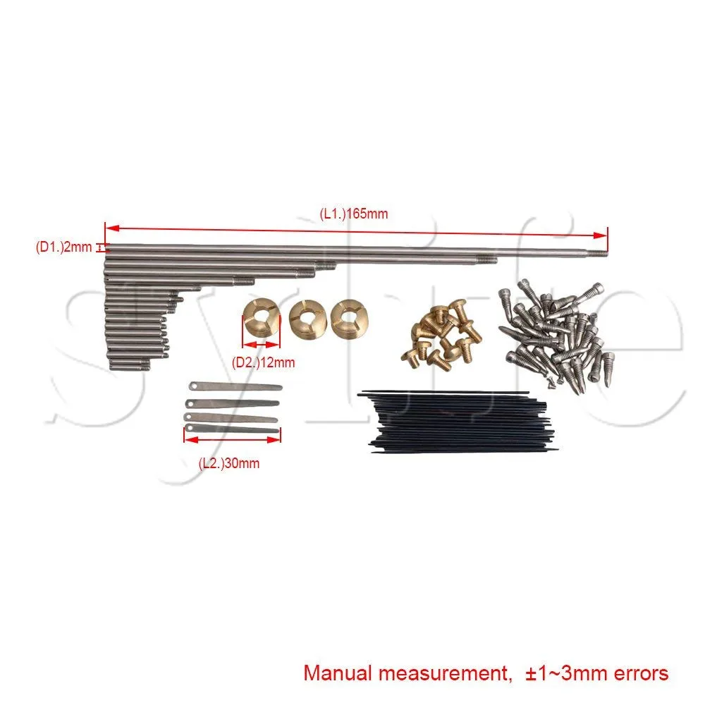 Alto Saksofon Bagian Perbaikan DIY Maintenance Tool Sekrup + Sax Springs Kit Kunci Poros Tipe D