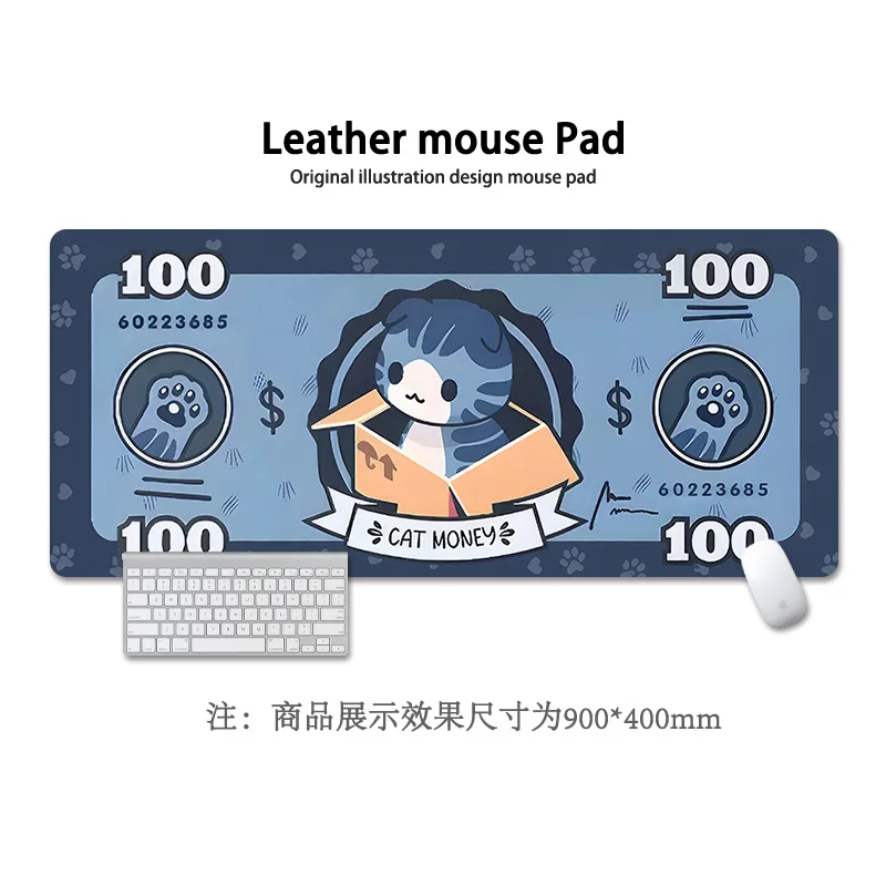 Tappetino per mouse anime Simpatico cartone animato Gatto Tappetino da scrivania Tastiera Tappetino antiscivolo Apprendimento Ufficio Lavoro Accessori da gioco Protezione