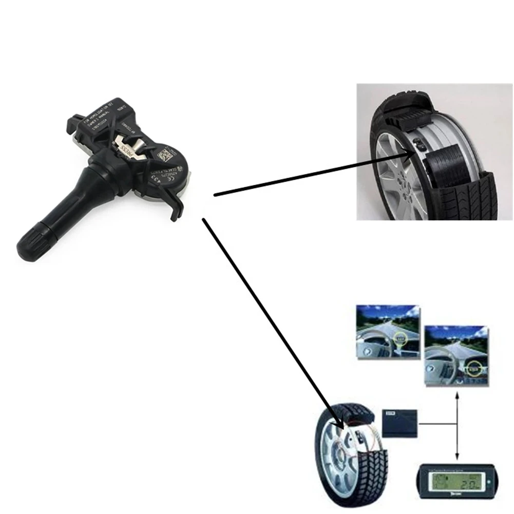 4Pcs 4250C275 Tire Pressure Monitor Sensor for Sport III 2014-2025 433MHZ TPMS Pressure