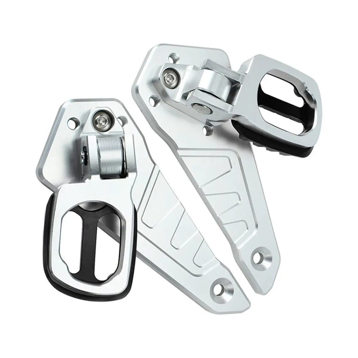 ABQE Footrest Accessories Folding Rear Foot Pegs Passenger Foot Rest Pedal for Honda X-ADV XADV 750 2021 2022 2023 2024
