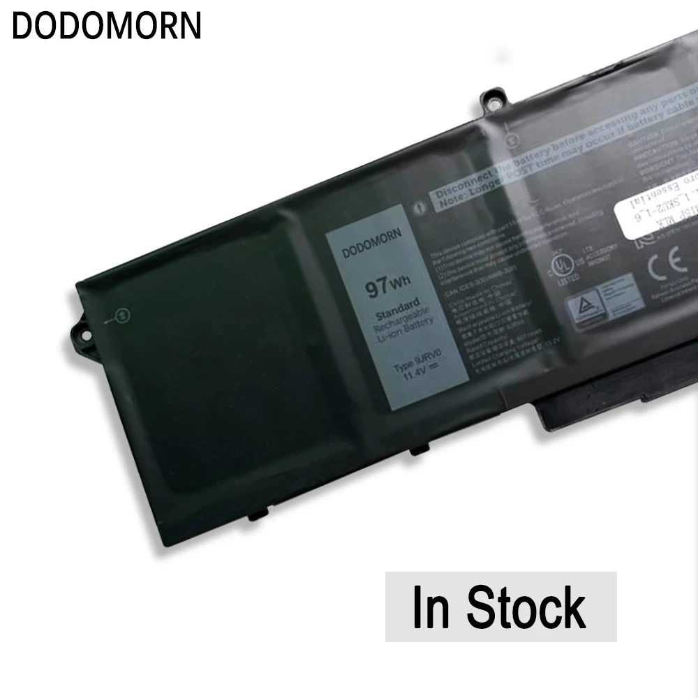 Imagem -04 - Bateria do Portátil para Dell Precision 15 3561 3571 3581 3470 Série Substituir Peças 9jrvo 53xp7 053xp7 97wh Anos de Garantia 9jrv0 Novo