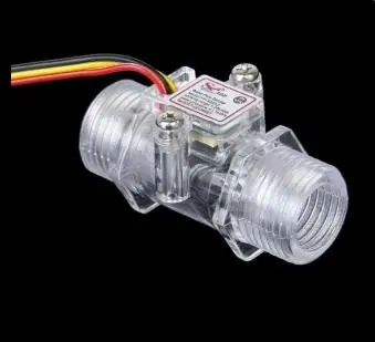 Sensor de flujo de agua DC 5-18V, medidor de flujo Hall, Control de agua, flujo de líquido 1-30L/min, interruptor de Sensor de 2.0MPa YF-S201